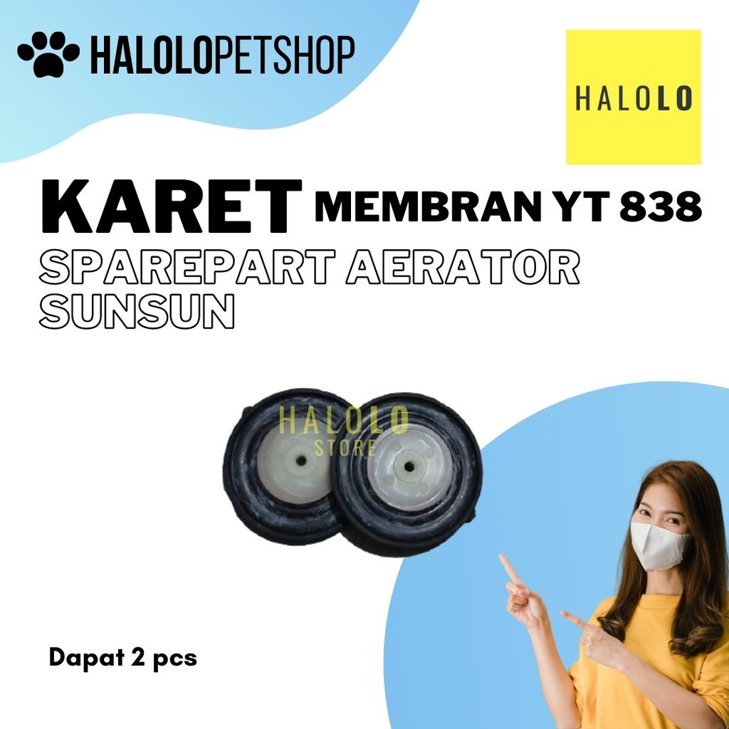 Sparepart Sunsun Karet Membran Aerator Airpump YT 818 YT 828 YT 838 YT 848 YT 858 YT 868 YT 878 YT 8