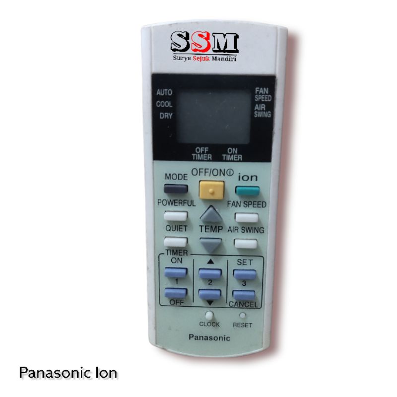 REMOT AC PANASONIC ION