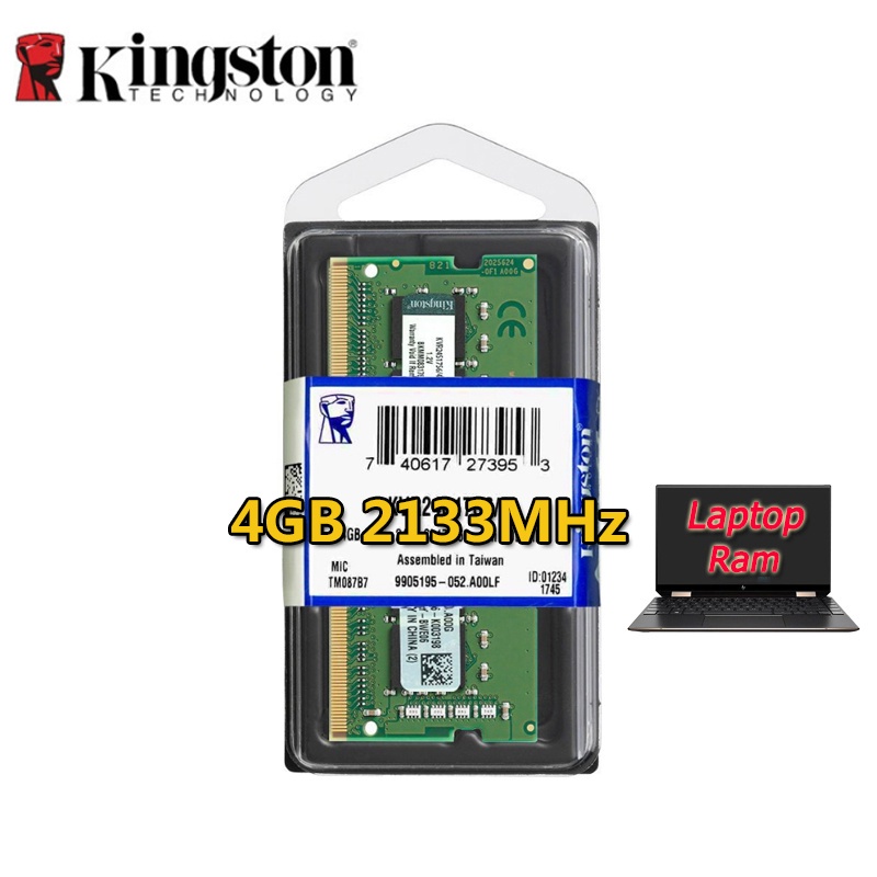 Notebook Kingston DDR4 RAM 4GB 8GB 16GB PC4 2133Mhz 2400Mhz 2666Mhz 3200Mhz Laptop