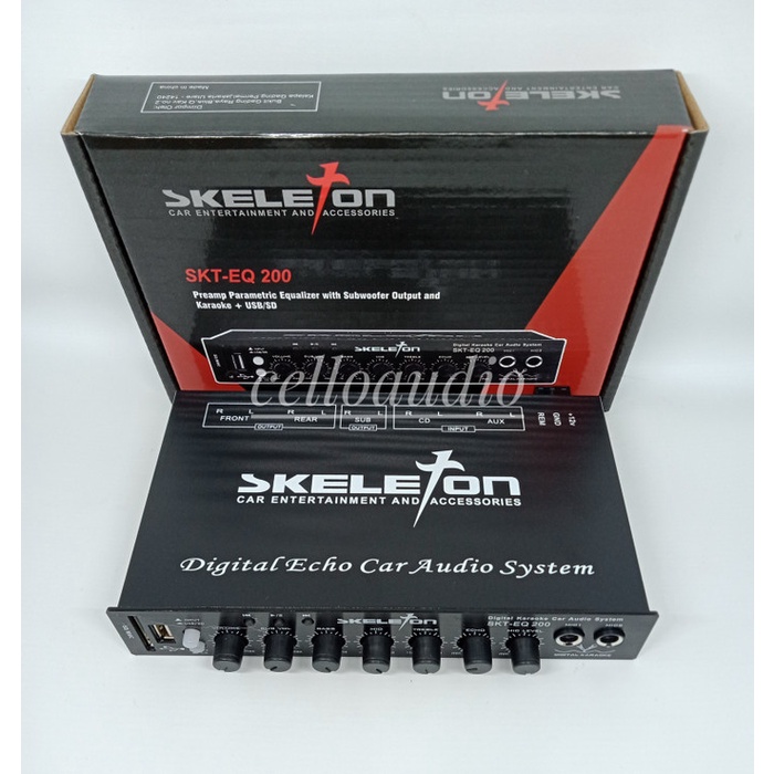PRE AMP PARAMETRIK AUDIO SKELETON SKT-EQ 200