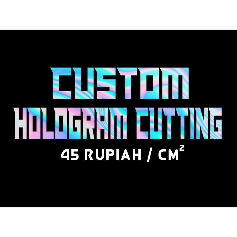 

CETAK STIKER HOLOGRAM CUSTOM