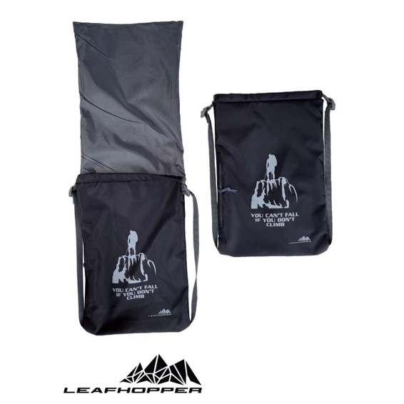 Tas Ransel Serut Waterproof / Tas Serut Sepatu Futsal / Tas Serut Outdoor LEAFHOPPER