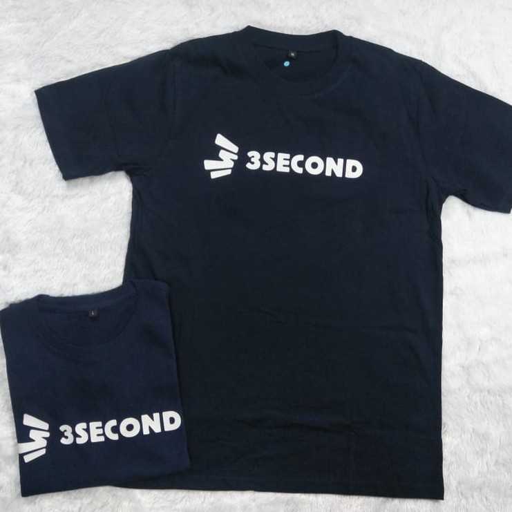 Kaos 3 Second Distro Premium THREE SECOND Baju Branded kaos pria wanita Tshirt Murah keren R4