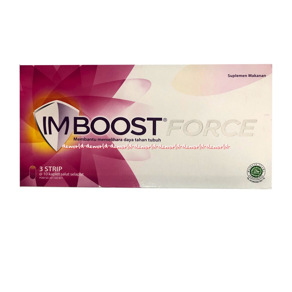 Imboost Force 30 Kaplet Supplement Memelihara Daya Tahan Tubuh