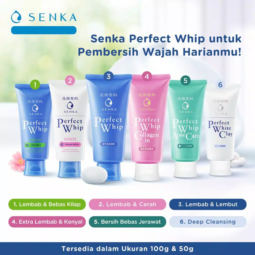 SENKA Perfect Whip Facial Foam