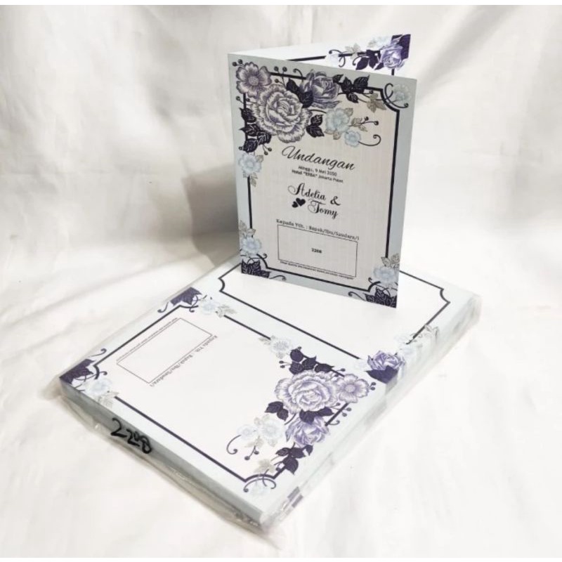 Erba 2208 Blangko Undangan Nikah Ultah Khitan