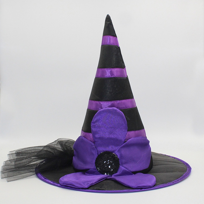 Topi Penyihir Panjang Untuk Kostum Cosplay Halloween Anak Dan Dewasa