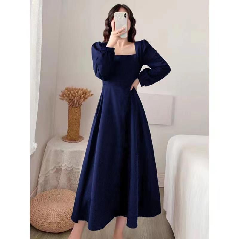 Dress Lengan Panjang Korea wanita // Korean Party Dress Square Neck-100% IMPORT/PAKAIAN KOREA/BAJU KOREA/BAJU WANITA (S-2XL)DRESS KOREA STYLE/ KOREAN DRESS/ DRESS WANITA KEKINIAN KOREA DRESS/BAJU KOREA/ PAKAIAN WANITA KOREA/ DRESS KOREA STYLE KEKINIAN