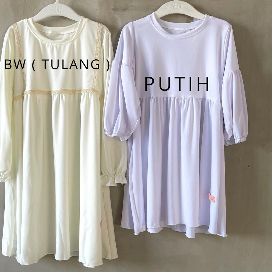 <ZuQ ✩> KIMEHIJAB Gamis Anak murah Oneset Lubna /Sedang diskon