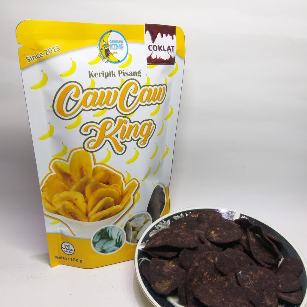 

keripik pisang aneka rasa cawcawking coklat