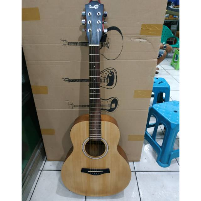 Gitar Akustik Elektrik Original Cowboy Natural GW-2 NA Murah Jakarta EQ TUNER Cowboy