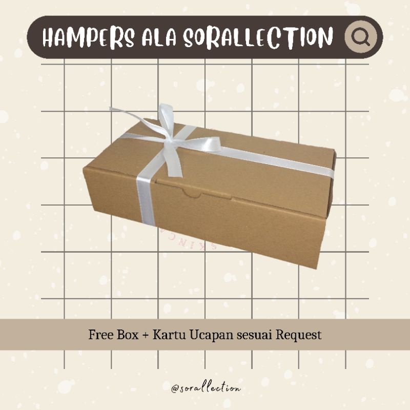 Hampers Box Hadiah Masker Skincare | Kado Bingkisan Ulang Tahun Perpisahan Anniversary Untuk Teman S