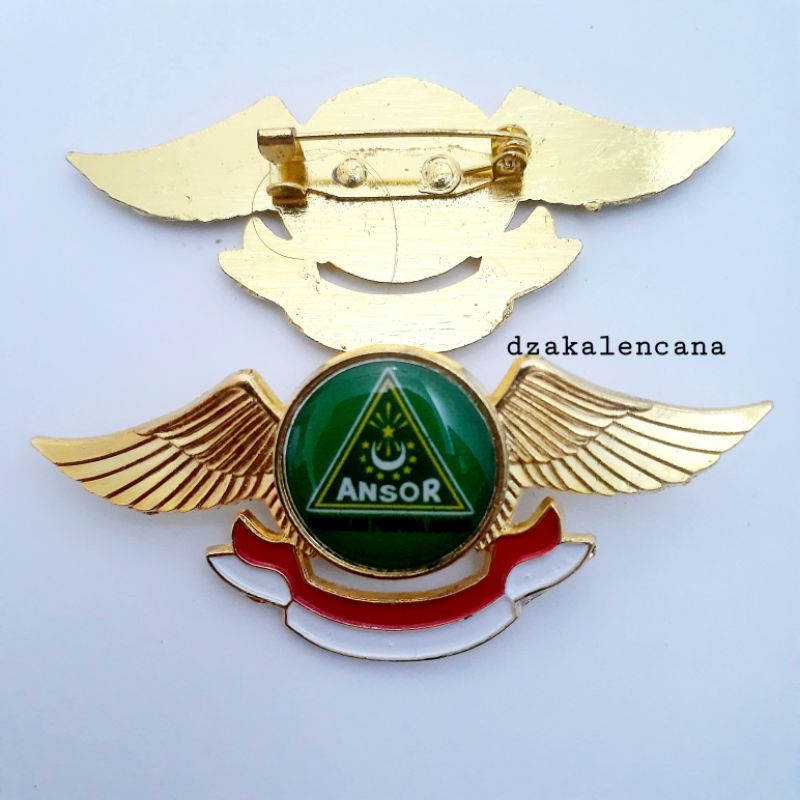 Pin Gp Ansor ~ Lencana Gp Ansor Model Wing