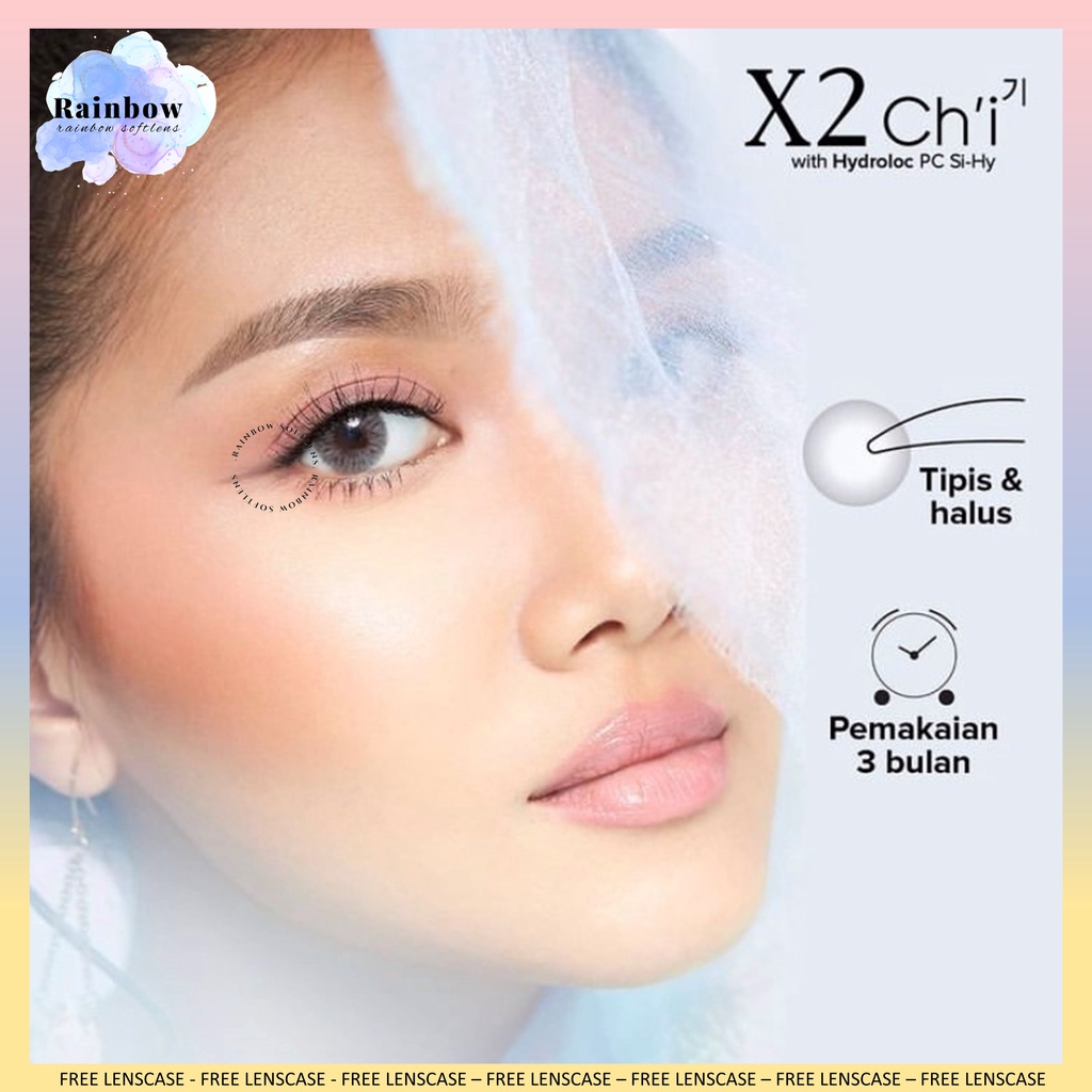 SOFTLENS X2 CHI PREMIUM MINUS (-2.75 S/D -6.00) COD FREE LENSCASE