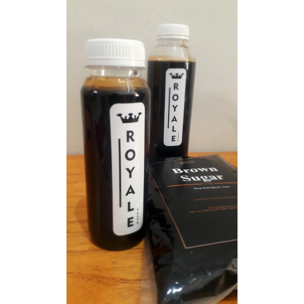 Gula Merah Cair / Brown Sugar / Gula Aren Syrup Kemasan Botol (Cocok untuk Boba / Kopi Susu)