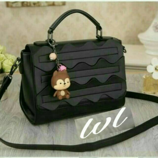 Tas wanita selempang model zigzag keren