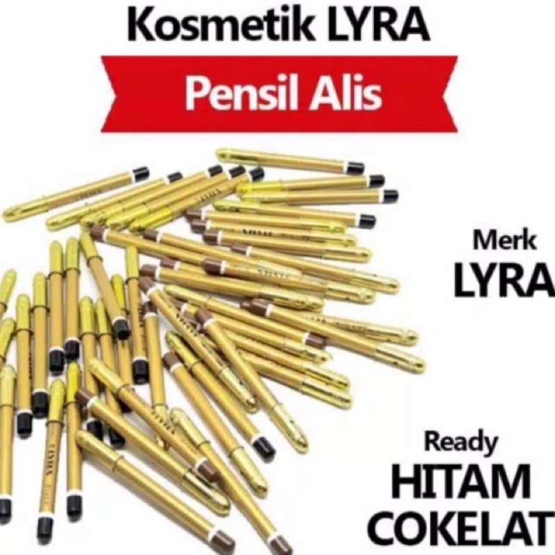 

PENCIL ALIS LYRA-CELAK LYRA/ ready hitam dan coklat