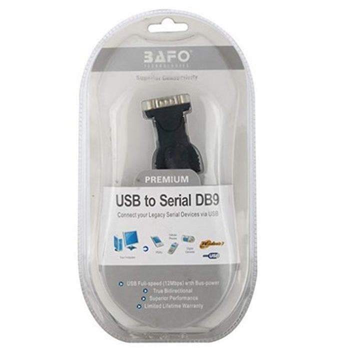 Jual Kabel Converter USB to RS232 Serial DB9 BAFO Original / Usb to