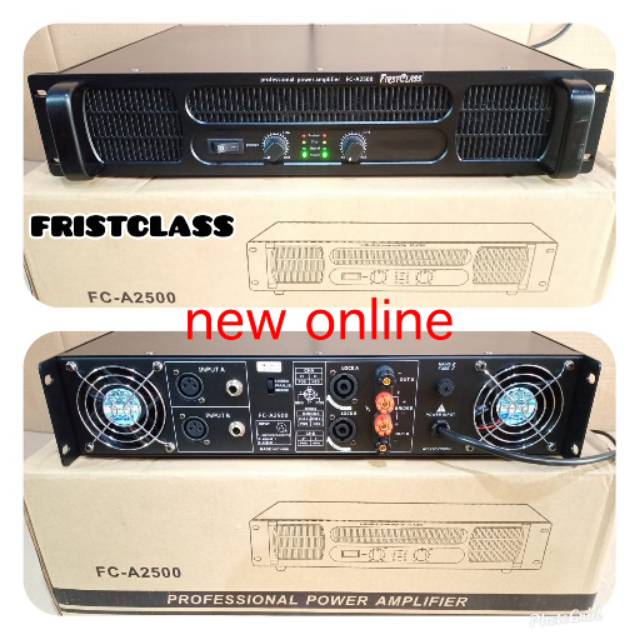 Power firstclass FC-A2500 profesional power amplifier