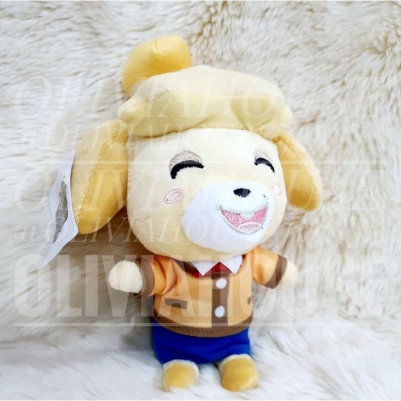 Boneka Isabelle Animal Crossing Baju Kuning Import Tag Boneka Animal Crossing Isabelle Import Tag