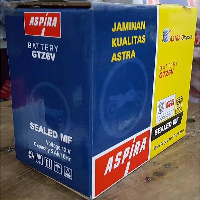 Accu / Aki ASPIRA GTZ6V