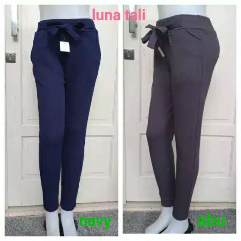 Celana Crepe Wanita Celana Crepe Panjang Legging Panjang Tebal