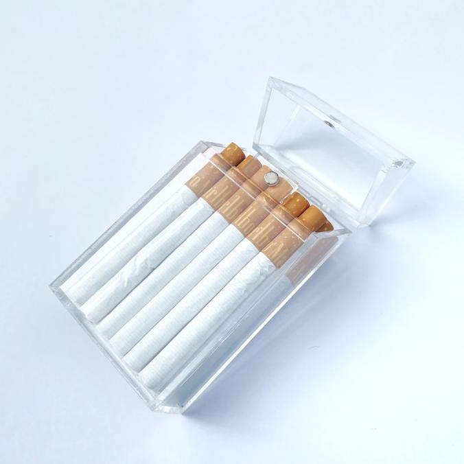 Kotak Rokok Transparant Akrilik Material