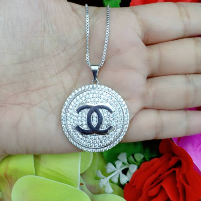 Xuping  kalung liontin bulat 02