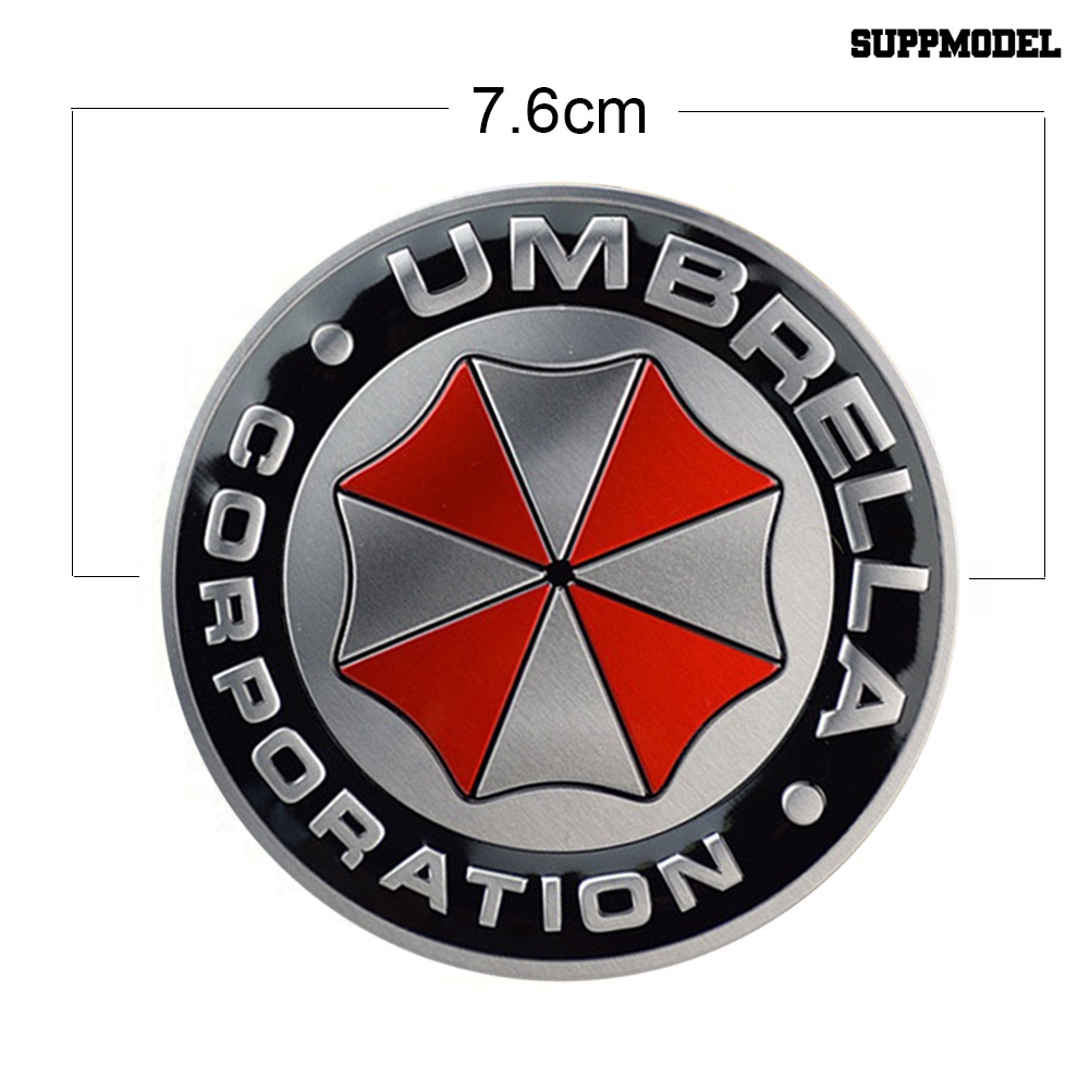 Sl Stiker Badge Umbrella Corporation 3D Aluminum Untuk Bagasi Mobil