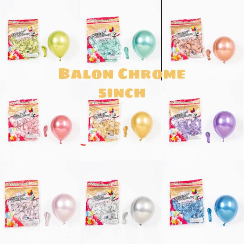 balon chrome 5inch