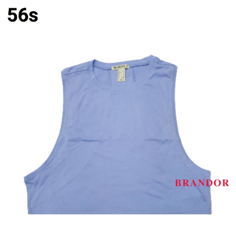 FBS56 - ACTIVE CROPPED MUSCLE TEE  By F21-5