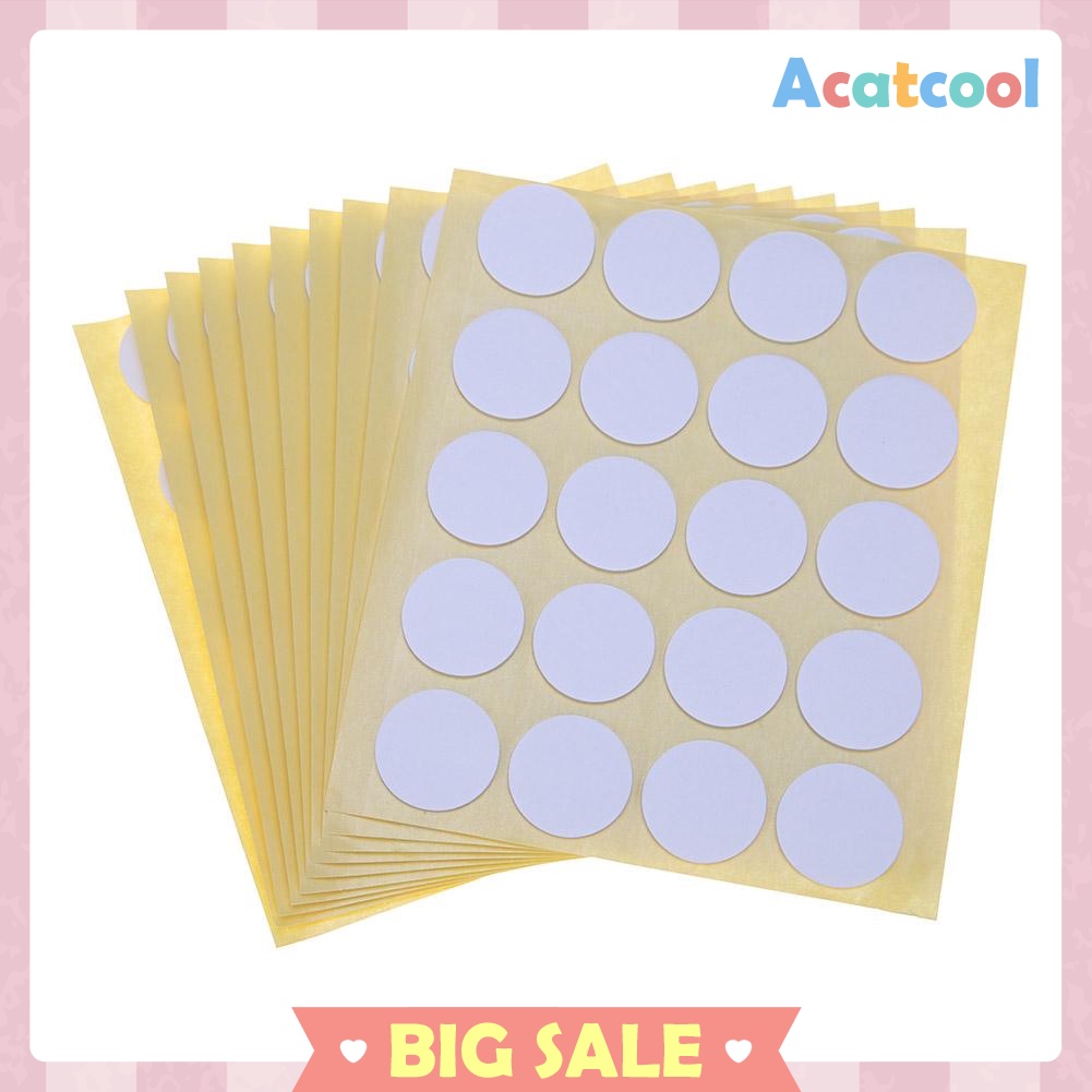 200pcs Wick Foam Stickers Double-sided Glue Dots for Candle Making