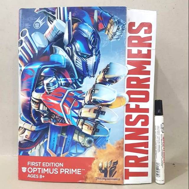 Mainan action figure
TRANSFORMERS
OPTIMUS PRIME
First edition
Tinggi kira kira 10 inch
by hasbro