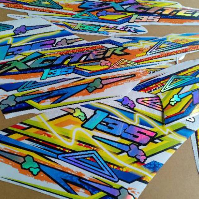 STIKER STRIPING VARIASI TRANSPARAN JUPITER MX NEW HOLOGRAM