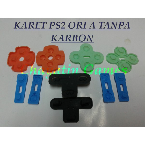 KARET STIK PS2 ORI A TANPA KARBON FULL SET