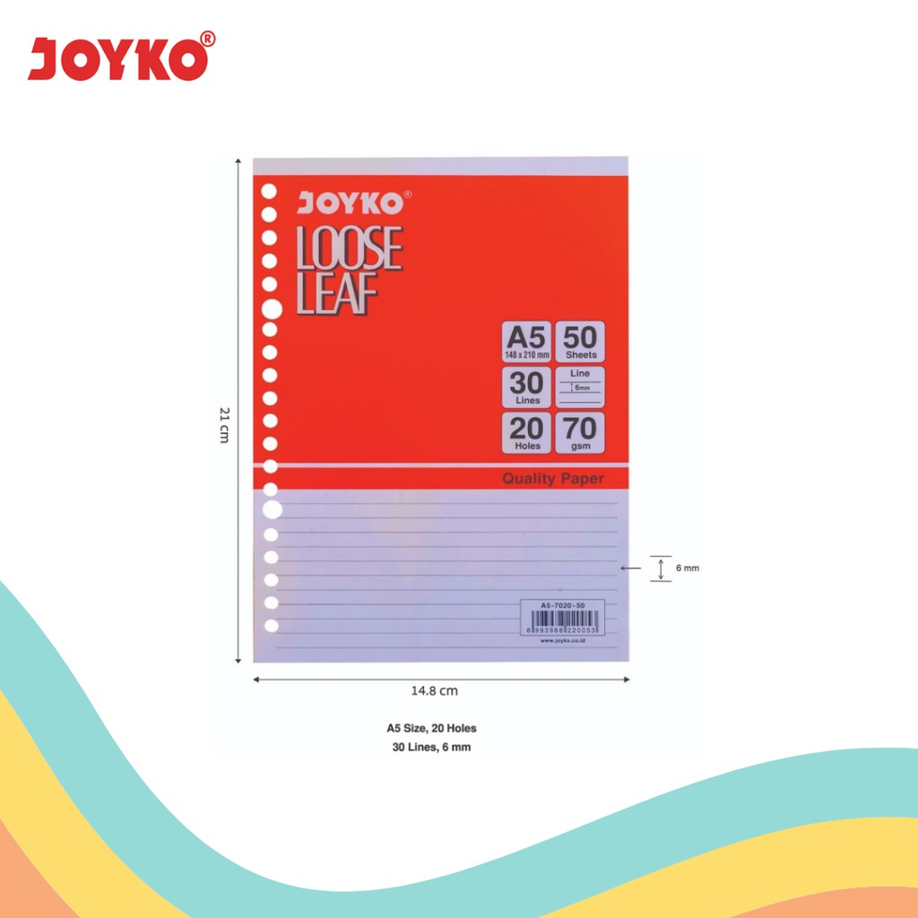 

LOOSE LEAF JOYKO A5-50 (1 PACK)