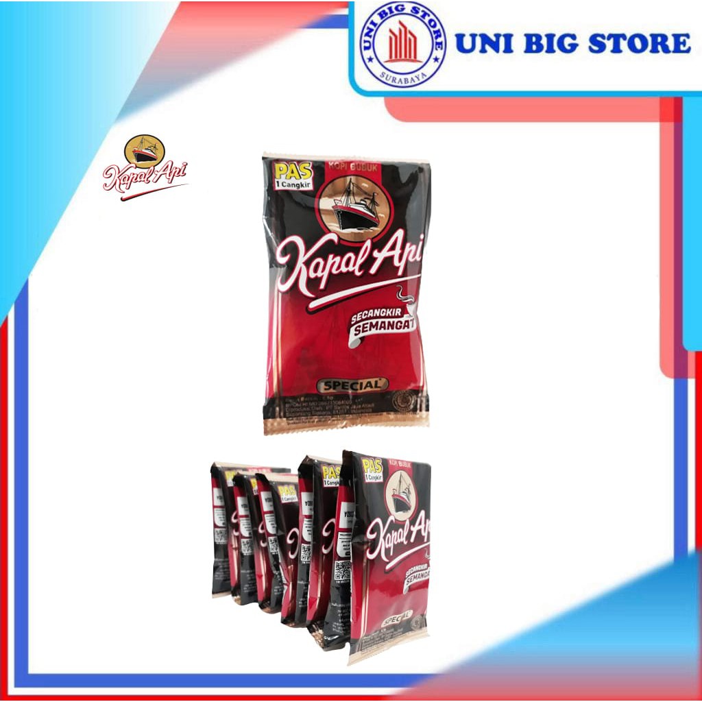 

Kapal Api Special Kopi Bubuk Sachet Merah 10 Sachets x 6.5 gram