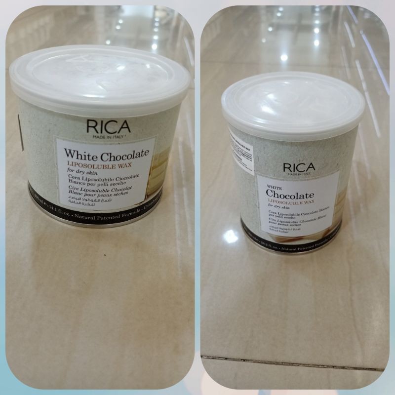 Rica white chocolate wax 400g/800g lem cabut bulu waxing
