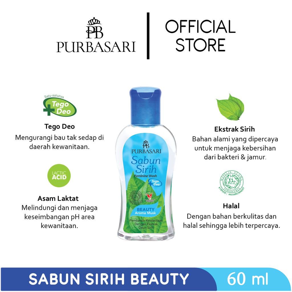 Purbasari Sabun Sirih Feminine Wash / Purbasari Sabun Sirih