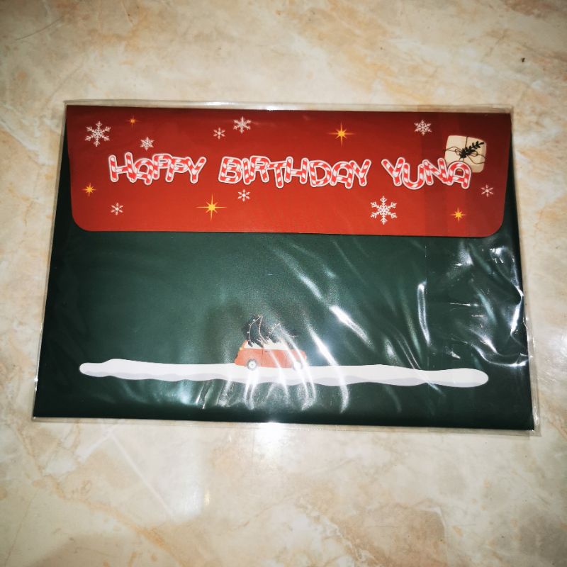 birthday bday card yuna nbd no bad days desember december itzy