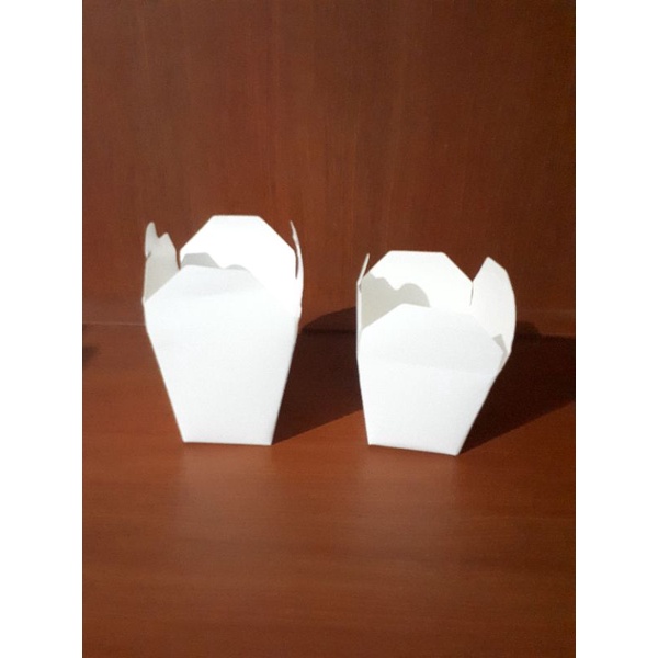Kotak nasi dos putih (rice box) isi 25pcs