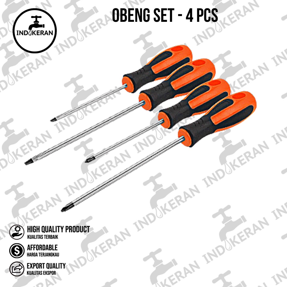 INDOKERAN - Obeng Set - 4 Pcs