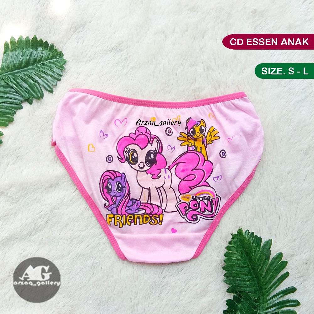 [ 3pc ] Celana Dalam Anak ESSEN KIDS / Cd Anak Cewek Perempuan Motif Lucu | Pakaian Dalam Anak | Celana Dalam | Kancut Anak