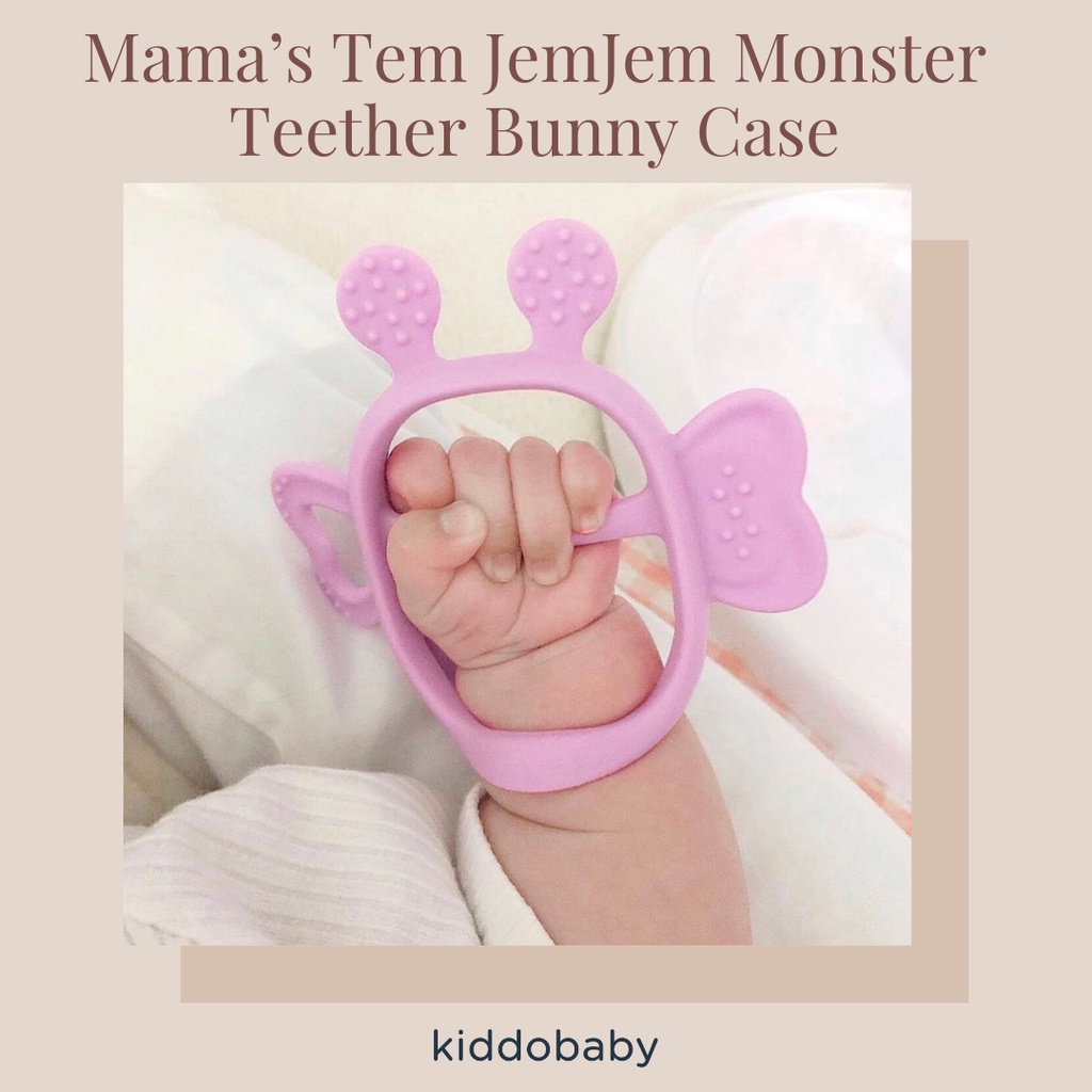 Mama’s Tem JemJem Monster Teether Bunny Case | Gigitan Bayi