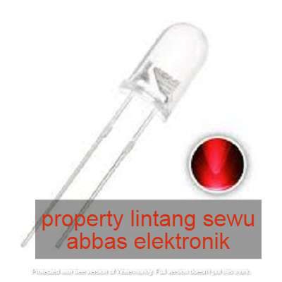 10pcs LED MERAH 5MM