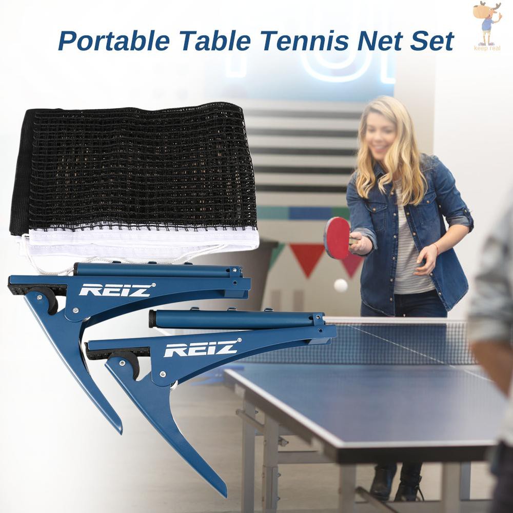 Large Inventorycollapsible Table Tennis Net Clipper Ping Pong Net For Indoor Outdoor Training Competition Shopee Indonesia