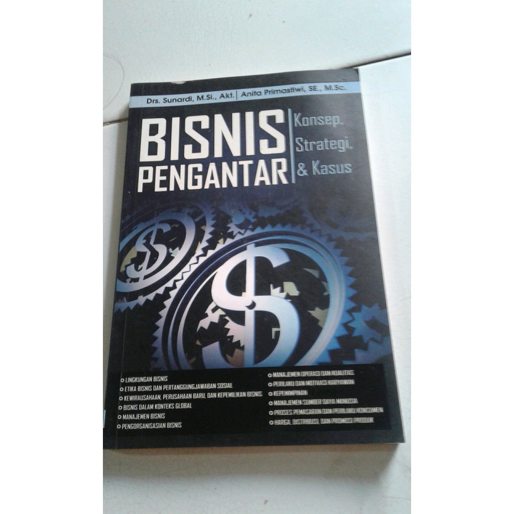 

ORIGINAL Bisnis Pengantar Konsep Strategi dan Kasus
