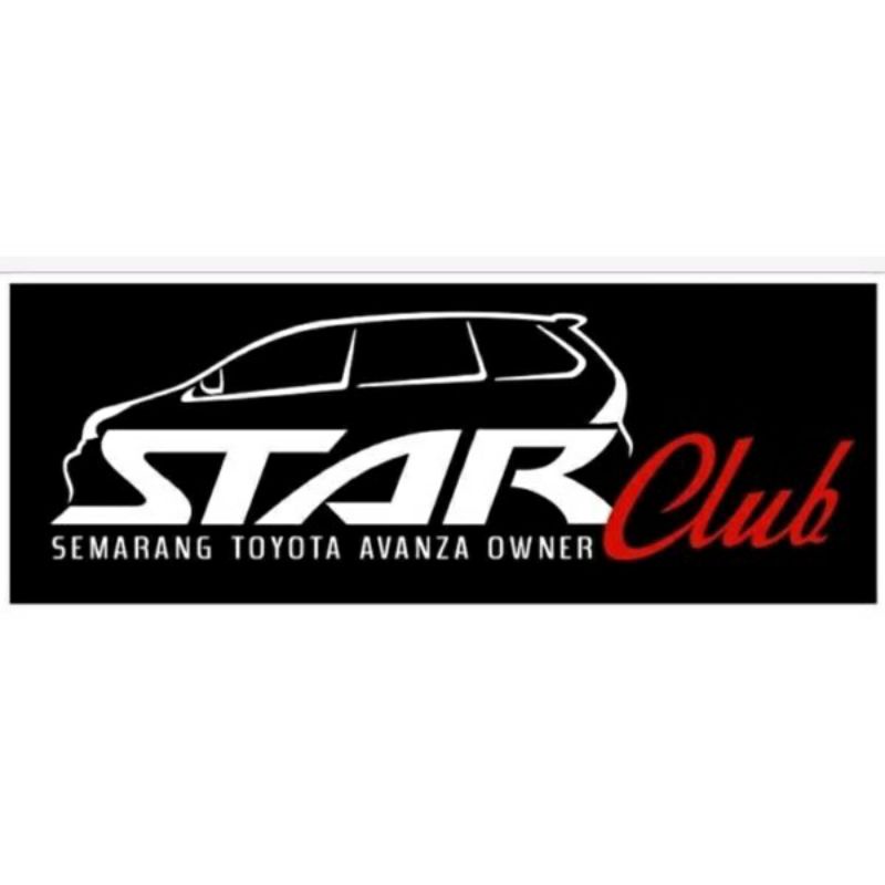 Cutting Sticker Stiker Mobil Stiker Avanza Stiker Star Club Toyota Avanza