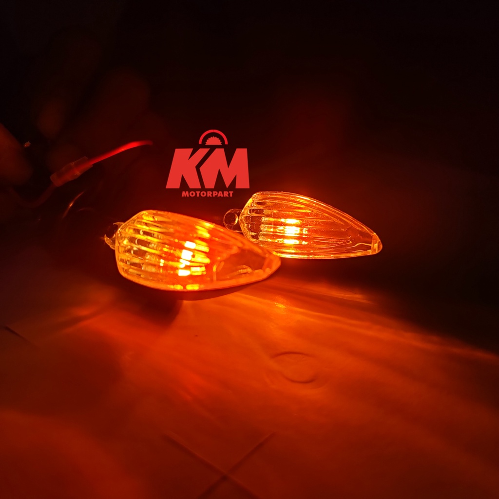 Sen Mini Vixion New Sepasang Lampu Sein