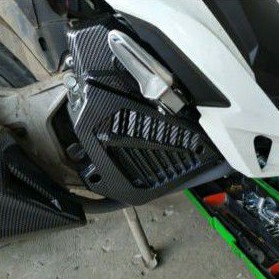 COVER RADIATOR CARBON NEMO VARIO 125 150